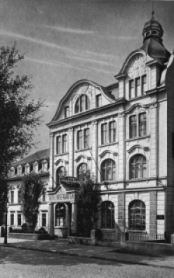 Auenfassade Kaisergarten Siegen vor 1945