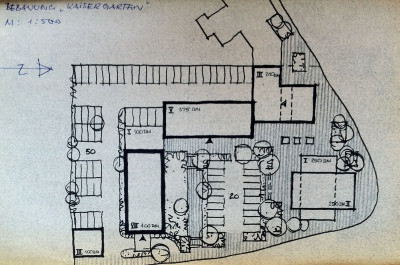 Kaisergarten Siegen - Planungsskizze